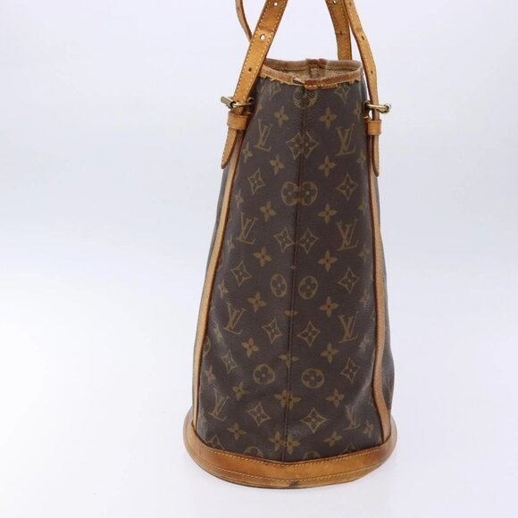LOUIS VUITTON Monogram Bucket GM Shoulder Bag M42236 LV Auth 133357 - Picture 5 of 16